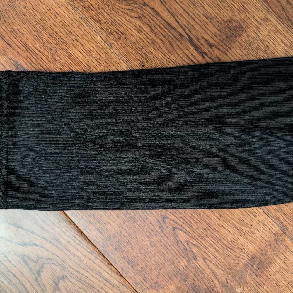EUC Simply Vera Vera Wang Faux Wrap Look Midi Dress Floral Blue Black Size Small - Picture 4 of 5